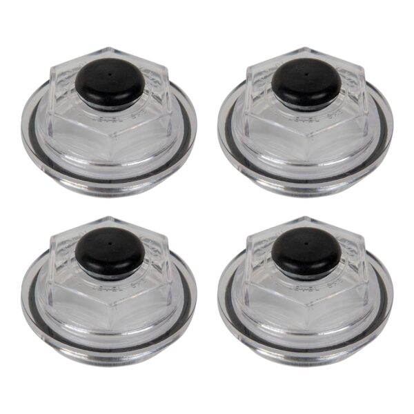 8k Trailer Axle Grease Cap Assembly - 8000 lb Capacity - Screw In - (Lippert Axle Application) - Image 3