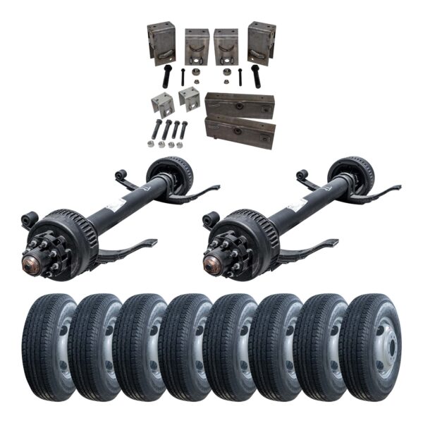 12,000 Dexter Tandem Axle TK Trailer kit - Sprung - 24K Capacity - Super Single (Original Series) - Image 2