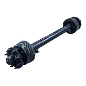 15000 lb Electric Brake Trailer Axle 8 lug - 15k TK Grease Bath Trailer Axle
